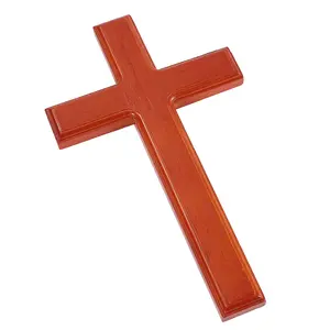 1PCS Wood Cross Pendants Nature Wooden for Party Church Activity