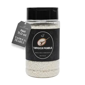 100% Organic Tapioca Pearls – Perfect for Bubble Tea, Smoothies & Desserts | 11 oz