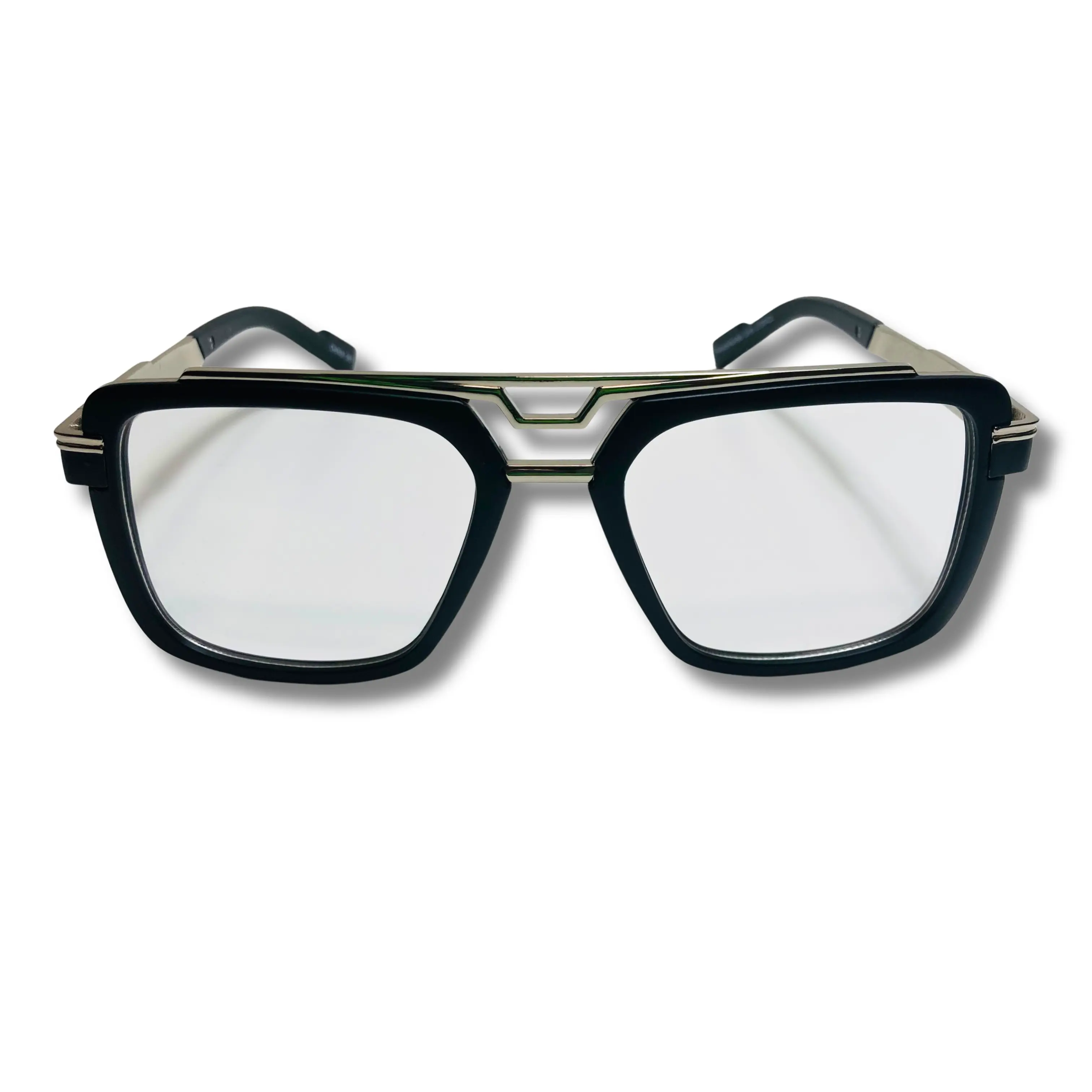 The Carter Clear x Unisex Gazelle Style Glasses x Metal Frame x Square Silhouette x Available in three colors