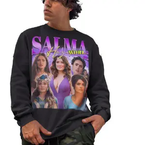 Salma Hayek Vintage Homage Sweatshirt - Retro Fan Gift For Fashion Shirt