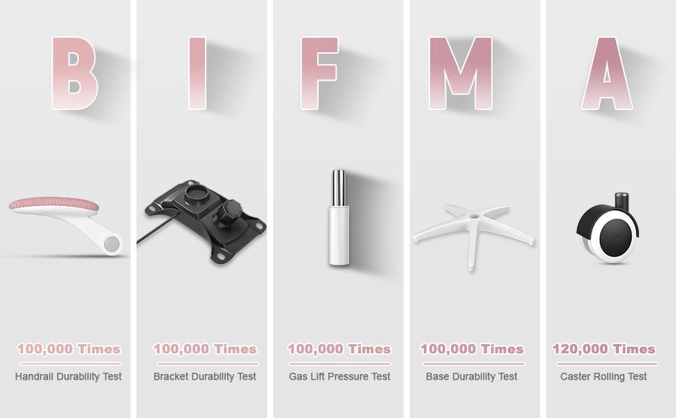 Office Chair with Folding Armrests, Ergonomic swivel chair with mesh cover, lumbar support, height adjustable, rocker function