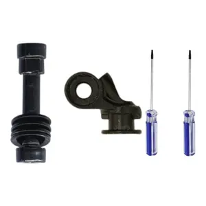 JoesGEcom Compatible for QuietComfort Metal Hinge Swivel + Screw + Washers for Bose QuietComfort 35 II QC35 II QC35 QC45 QC45 SE QC25 QC Wireless Headphones [Left Side] (Black) - Parts