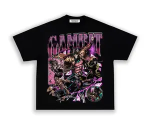 Gambit Unisex Tshirt, Retro Shirt, Graphic Tee