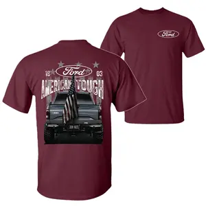 F-150 Truck and US Flag Graphic Tee, Ford American Tough T-Shirt, Truck Enthusiasts , Gift Idea For Men, Menswear, Top, Streetwear, Full Size