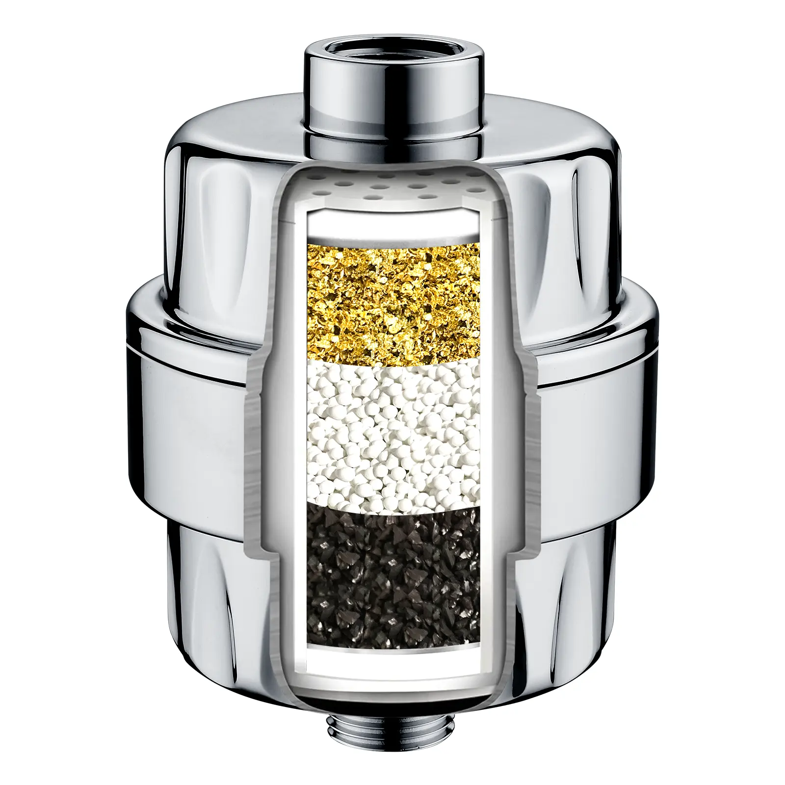 Universal Shower Filter with Multi-Stage Filtration