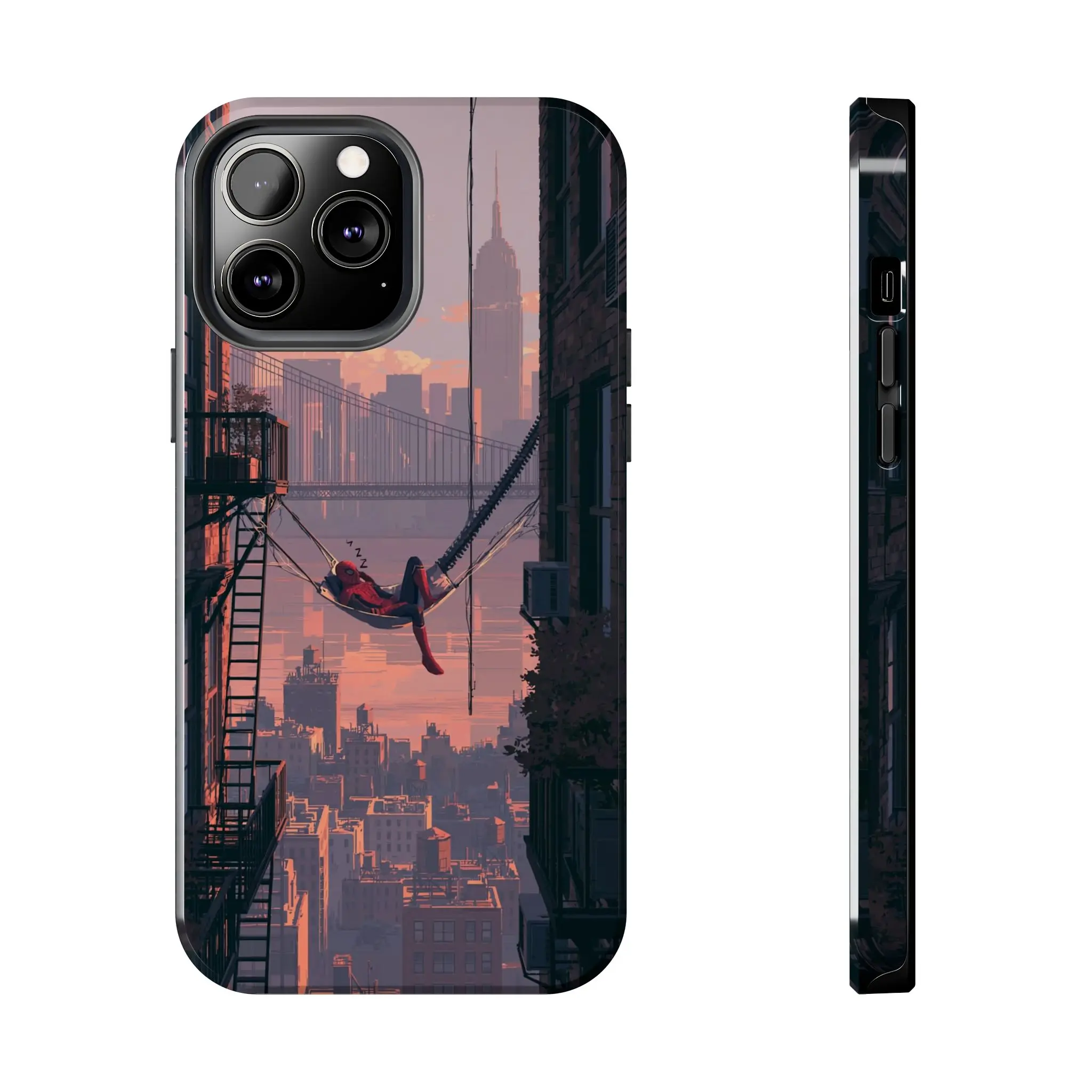 Sp5der M Sunset Hammock Case – iPhone 7-17 Pro Max & Samsung S21-S26 Ultra