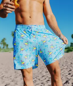Tacosaurus Stretch Swim Trunks - 7.5" Inseam