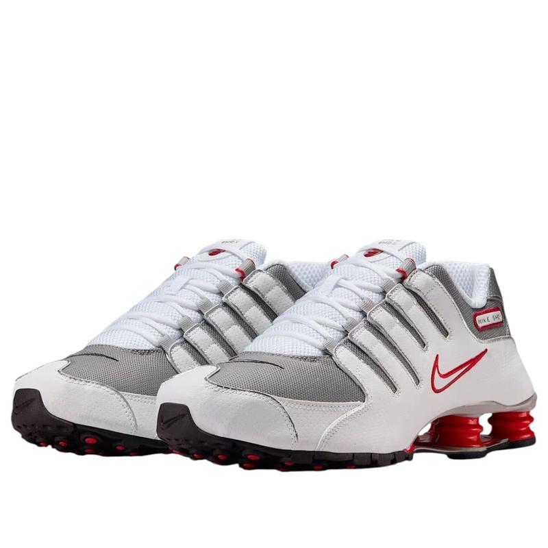 Nike Shox NZ 'White Sport Red Cool Grey' 378341-104 Nike Shox NZ 'White Sport Red Cool Grey' 378341-104