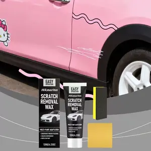 Hikmarion Car Scratch Repair Kit, Car Scratch Remover, Gentle Paint Polish for Minor Scratches, Safe for Paint Surface, Easy-To-Use Auto Care Set