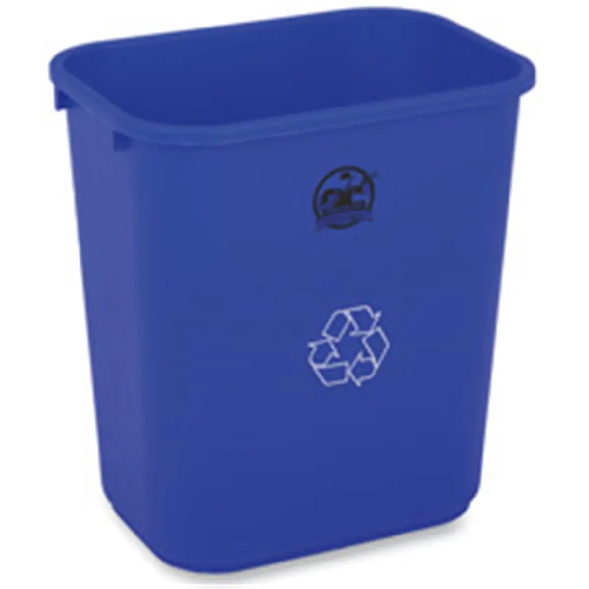 212 MAIN Low Profile Recycling Waste Bin with Universal Symbol, 28.5 qt Capacity, Baby & Maternity Decor for Home Nursery Use