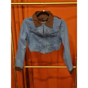 Celeste Crop Corset Denim Jacket