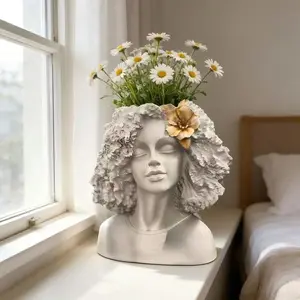 New product: Head-mounted basin for planting, resin head planting basin