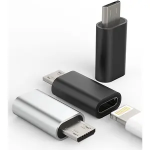 3Pack,Compatible for Lightning Female to Micro USB Male Adapter Compatible with iPhone 7 8 Plus x xr xs for Ipad Power Connector Compatible for Samsung Galaxy S7 S6 Edge,Nexus 5,LG Converter