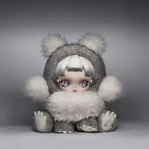 (TAP126) POP MART SKULLPANDA Punk Panda plush doll