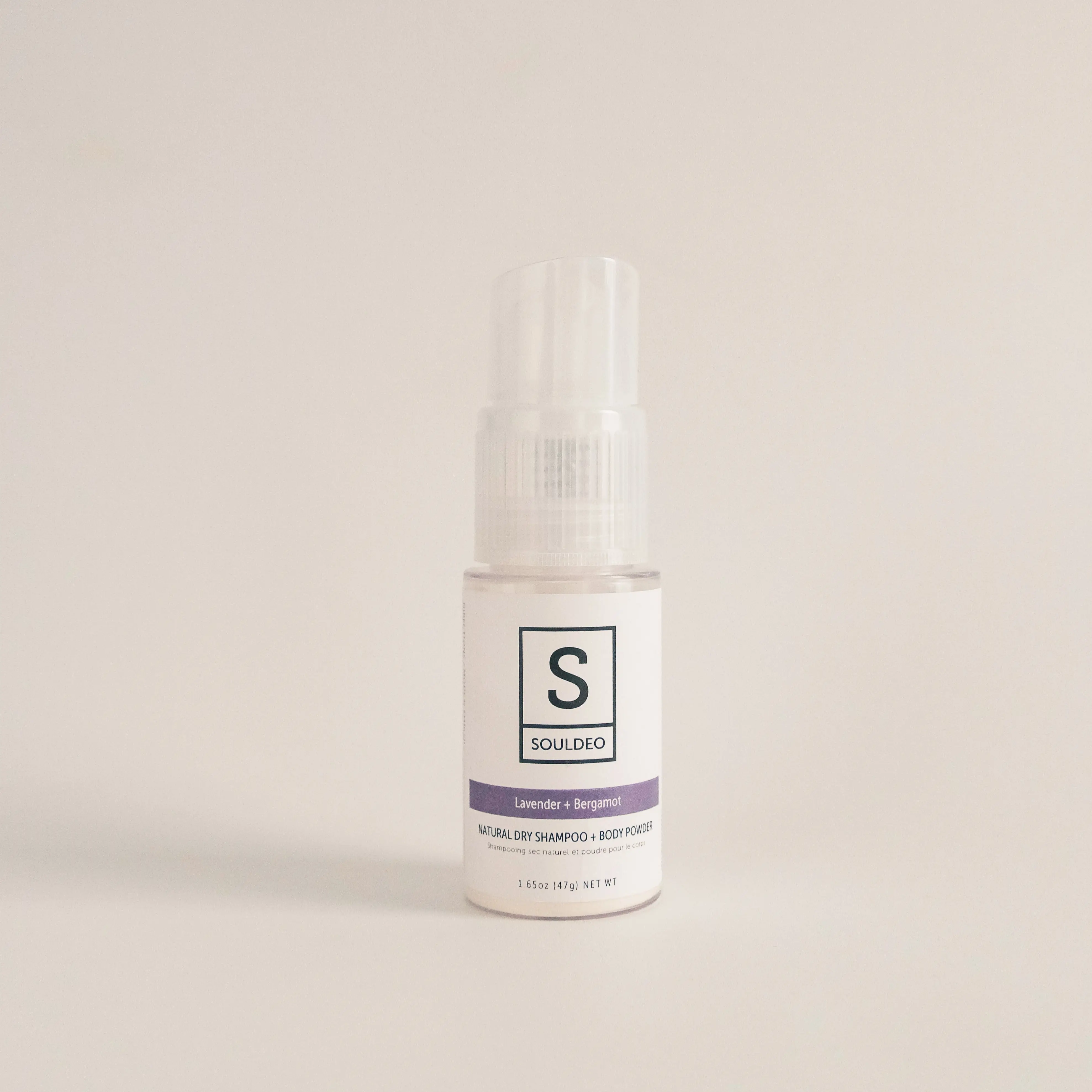 Lavender + Bergamot Natural Dry Shampoo and Body Powder Spray - Dual-Purpose Elegance for Daily Use - Aroma