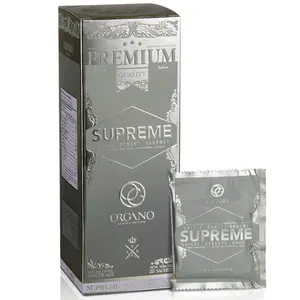 ORGANO Gold Cafe Supreme | 100% Certified Ganoderma Extract Sealed | 20 Sachets