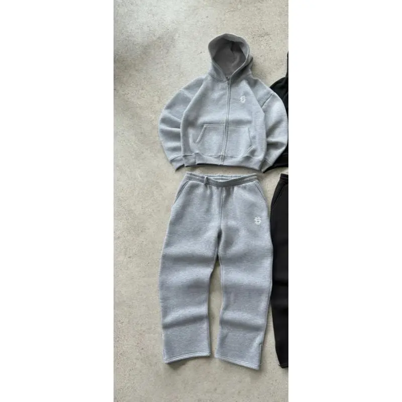 Two piece set gray_Gold