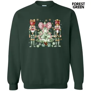 Green Nutcracker Holiday Sweatshirt 'NLB