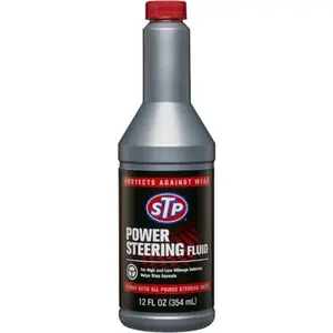 2x Stp Power Steering Fluid - Premium Car Repair Maintenance Accessory Engine Transmission Systems Hydraulic Performance Additive Universal Protectant Anti-Wear Protection Bundle Wholesale Bulk Lot Automotive Supplies 12oz 2ct Pack