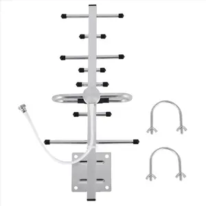 Digital TV Antenna HDTV 4K Amplified Antenna Outdoor TV Antenna Signal Amplifier 300 Miles Range VHF/UHF Clear