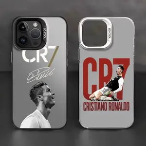 Football Player Cristiano Ronaldo Phone Case For iPhone 17 Pro Max Air,16,15,14,13,12,11 Plus,Pro,Max,XR,XS,X,Plus,SE,Mini & Samsung Galaxy S25 Ultra S24 S23 S22 S21 Plus Transparent Soft Cover