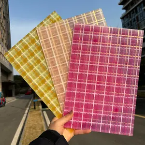 Grid Acrylic  Sheet 8x12 Inch 3-Pack
