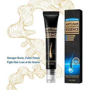 Hair Growth Essence Oil with Platycladus Orientalis – 20ml Natural Scalp Treatment for Thinning Hair & Hair Loss – Alcohol-Free, Paraben-Free, Herbal Hair Oil for Men & Women – Promotes Stronger Roots, Volume Boost & Nourished Scalp Care