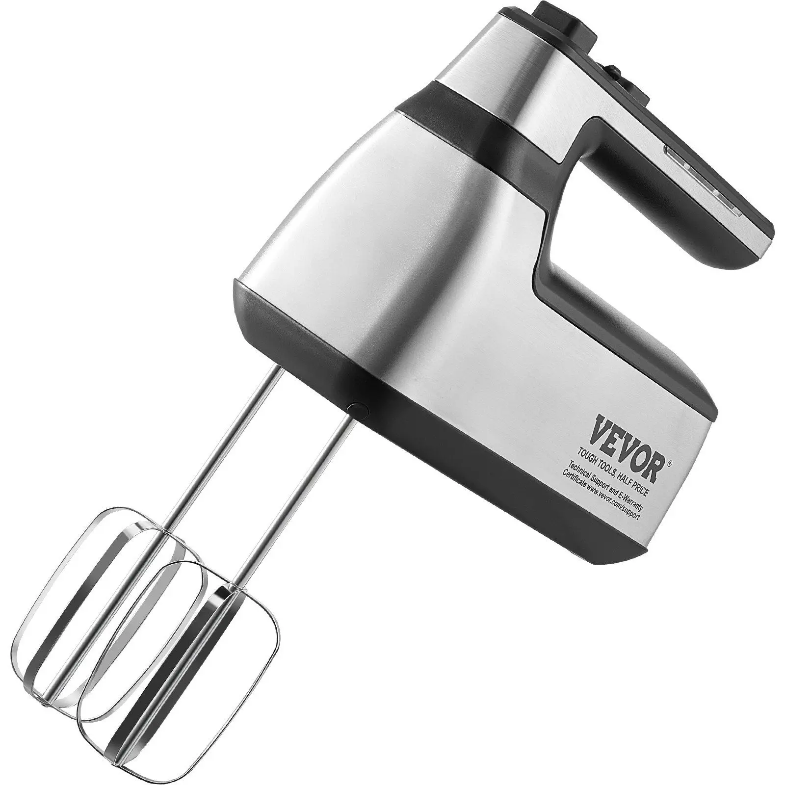 Spring new arrivals Cordless Electric Hand Mixer, 250W, Continuously Variable Electric Handheld Mixer, with Turbo Boost Beaters Dough Hooks Storage Bag, Baking Supplies for Whipping Mixing Egg Cookie Cake Cream