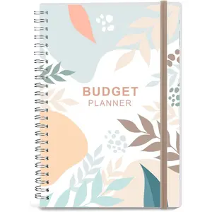 Budget Planner - Monthly Finance Organizer with Expense Tracker Notebook to Manage Your Money Effectively, Undated Finance Planner/Account Book, Start Anytime, 1 Year Use, A5