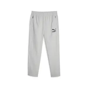 PUMA Mens Luxe Sport Straight Leg Pants Casual Drawstring - Grey