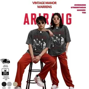 Oversized Retro Arirang Graphic Tee Bangtanie Streetwear Vintage Washed T-Shirt Unisex Cotton Korean Style Casual Trendy Shirt Aesthetics Gift For ARMY Fans