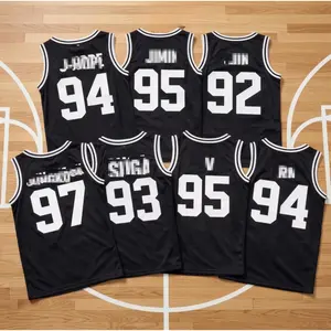 Custom Kpop Basketball Jersey, Unisex Fan Merch, Personalized Name Number Bangtan Fan Lovers Players of All Age, Kpop Concert Shirt for Him Her