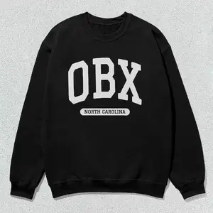 OBX Sweatshirt North Carolina Collegiate Crewneck Sweater Unisex