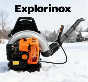 Explorinox blower 1 Set Leaf Blower 2-Stroke Engine Multi-purpose 63 Cubic Centimeter High Strength Snow Blower for Outdoor