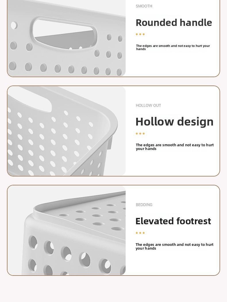 3Pcs Aestheti Nesting Storage Bins Minimalist Cream Series Organizer Set Perfect for Clothes, Toys & Kitchen Home Essentials