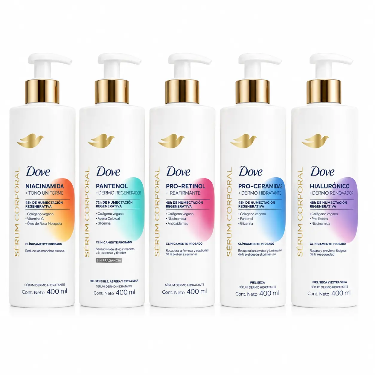 Dove Body Serum 400 ml ,  Body Moisturizer for All Skin Types Daily Body Cream Body Care Vegan Sensitive Moisture Glycerin Hydrating Moisturizing