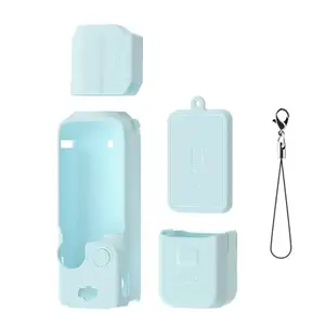 Dji Pocket 3 Sports Camera Full Wrap Shockproof Silicone Case, Pure Color Soft Shell Protection, Durable and Lightweight Design