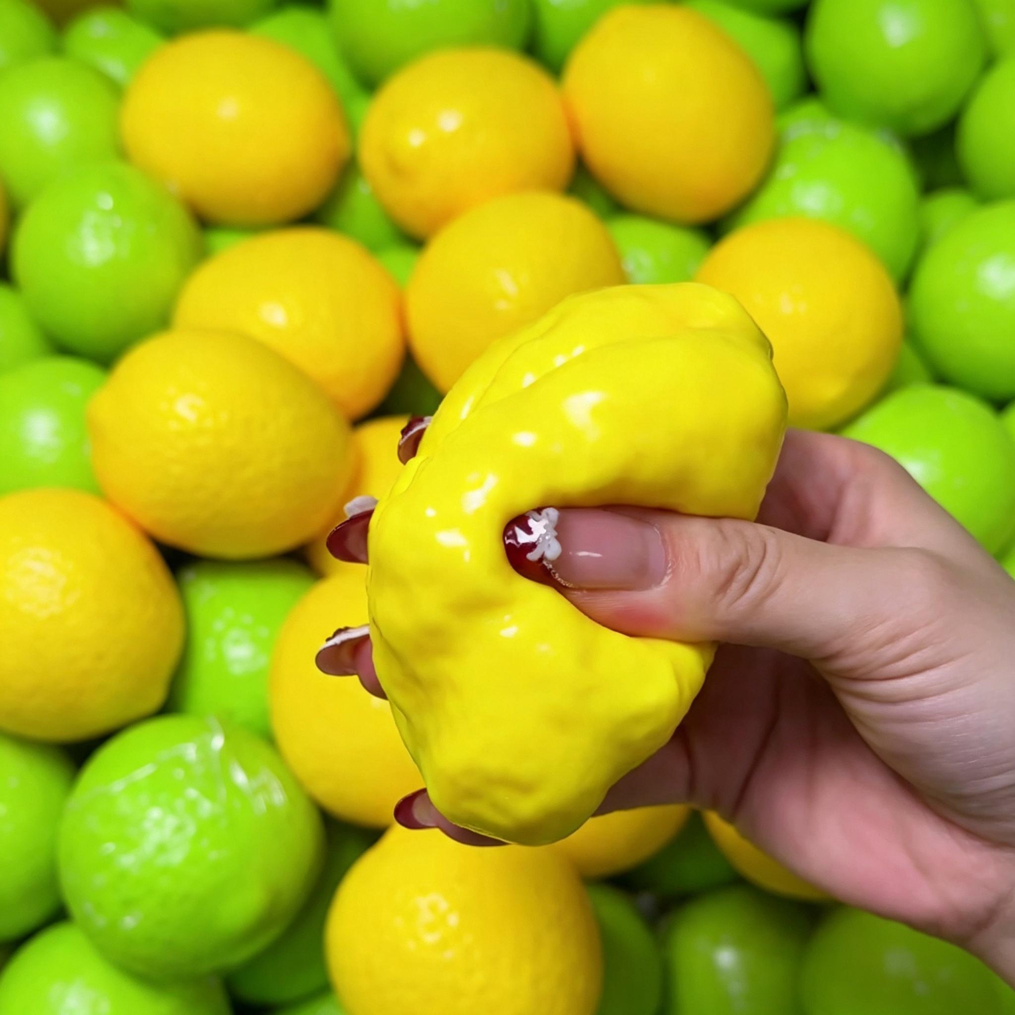 Viral Color-Changing Lemon Squishy, Crunchy ASMR Stress Ball (Green to Yellow) , Heat-Activated Sensory Fidget Toy, Portable Palm-Size Desk Companion & Conversation Starter Gift Viral Color-Changing Lemon Squishy, Crunchy ASMR Stress Ball (Green to Yellow) , Heat-Activated Sensory Fidget Toy, Portable Palm-Size Desk Companion & Conversation Starter Gift