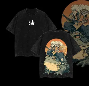 Jiraiya - Graphic T-Shirt, Two-sided Printed, Thin Material, Anime Naruto Style - Great Gift for Anime Fans and Naruto Lovers