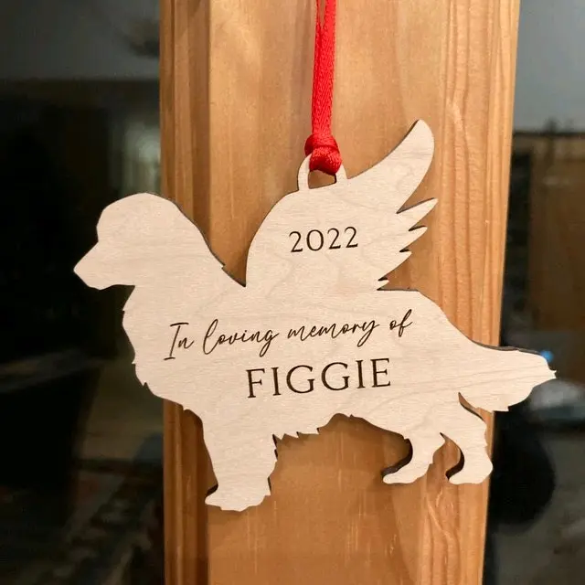 Golden retriver angel ornament, $10.41+  Original Price:$12.25+ (15% Off)  Golden Retriever Memorial Ornament, Golden Retriever Ornament, Golden Retriever Angel Ornament, Loss of Golden Retriever, Wood Ornament Decoration