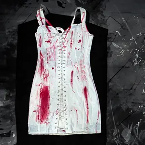 Bloody Dress Halloween Costume for Women - Accessories Included - Womenswear