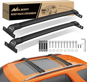 Nilight Roof Rack Cross Bars Fit for Ford Explorer 2016 2017 2018 2019 with Side Rails and Fixed Point, Adjustable Aluminum Car Crossbars for Cargo Carrier Luggage Bike Kayak Rooftop Tent Snowboard Automotive Replacement  dealsforyoudays