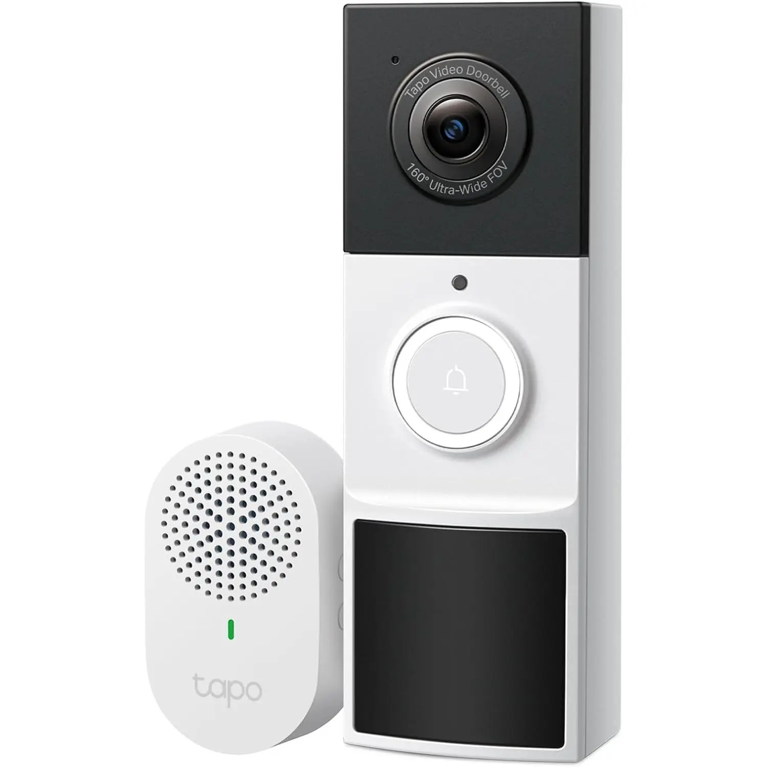 2K Wireless Smart Video Doorbell with Chime (D210) - Home Security Device, 160° Ultra-Wide View, Person Detection, Ring Call, 2-Way Audio, Subscription-Free Local Storage, Optional Cloud Storage, Motion-Only Alert