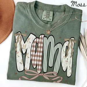 Comfort Colors Mama TShirt, Duck Mom T-Shirt, New Mother Tshirt, Cute Gift For Mom, Trendy Tee, Pregnancy Reveal