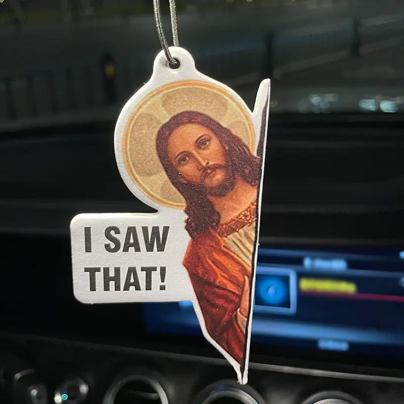 Hilton Hotel Scent Car Air Freshener, Car Fragrance, Long-Lasting Aromatherapy Paper Pendant, Hanging Car Diffuser, Stress Relief, Fits Rearview Mirror & Vent, Luxury Quality, Car Interior Diffusers