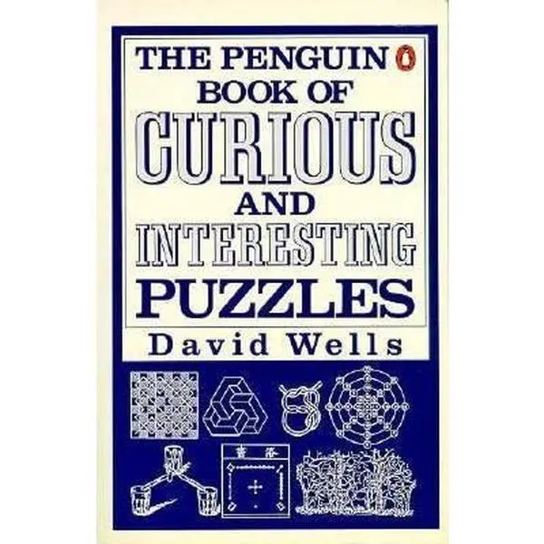 Used The Penguin Book of Curious and Interesting Puzzles by David Wells - English Paperback (Soft Covers, 20th Century Recreational Maths, Find Something New)