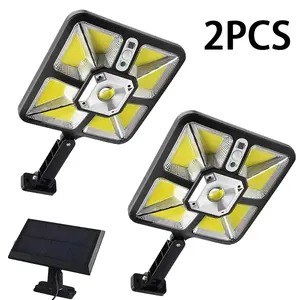 Super Bright Solar Outdoor Motion Sensor Lights , with 3 modes Waterproof, Wide Angle Flood, Remote Control Automatic Motion & Dusk-to-Dawn for Yard Garage Patio