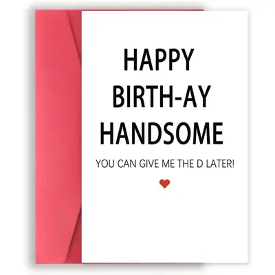 Kiss Birthday Card for Bf TikTok Shop