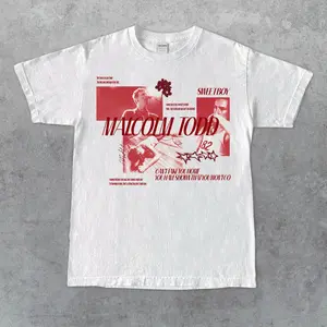 Malcolm Todd Inspired Indie Pop Collage Shirt Red Lyric Graphic Tee Unisex Gift for Fans