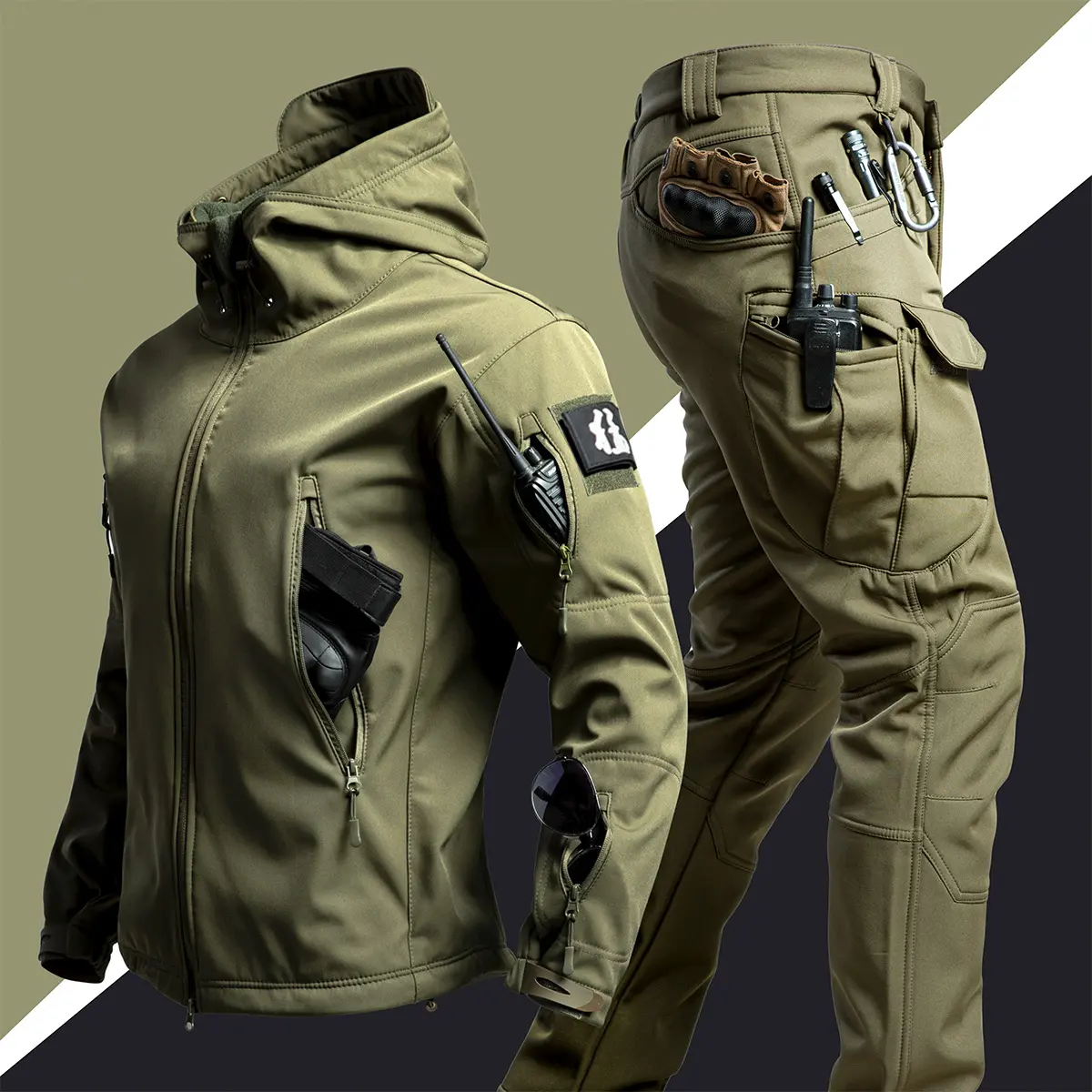 Military Green X7 Set